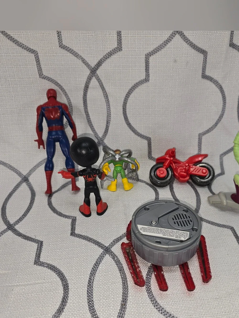Spider-Man Marvel Miles Morales Green Goblin Dr Octopus & More Lot of 6 Toys